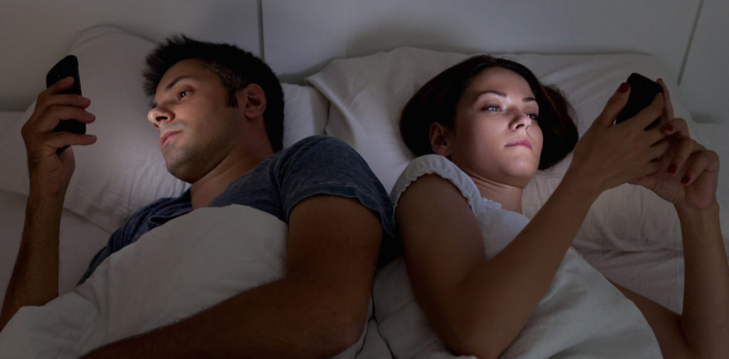Sleep deprivation and using smartphones on your bed